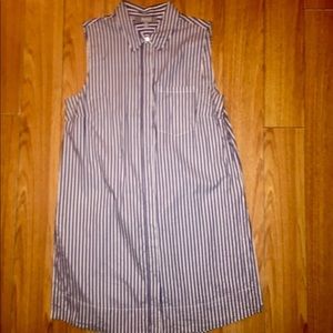 Marled Reunited Clothing striped poplin blouse